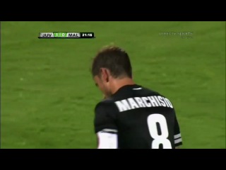 friendly match 2012 / juventus (italy) - malaga (spain) 1 half